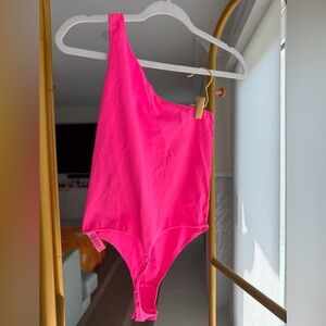 SKIMS Neon Pink bodysuit NWT
